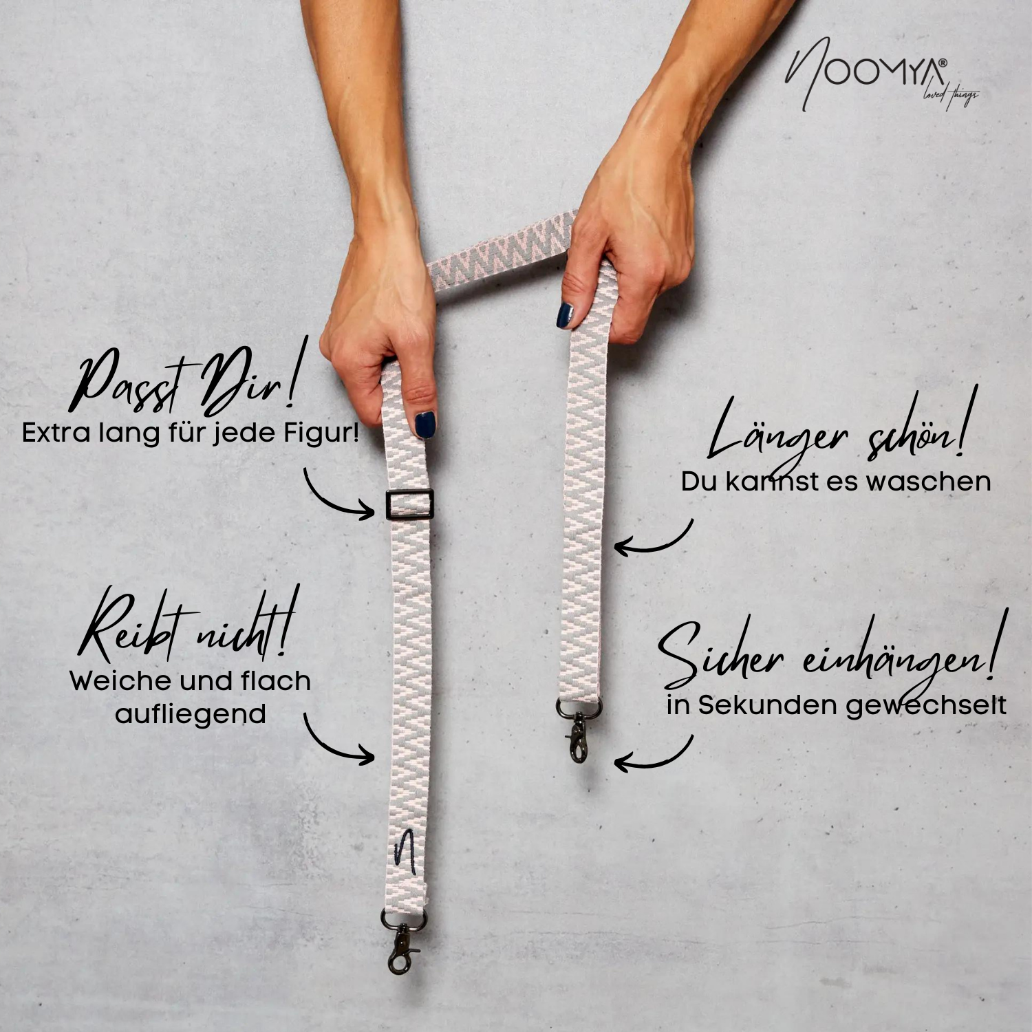 Style Bundle zum Wechseln aus 2 Handybänder + Handyhülle | Sweet Grey & Phantom Grey