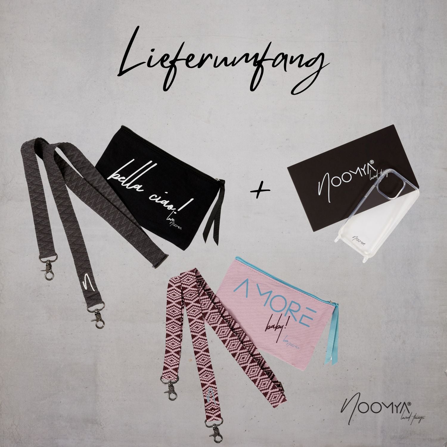 Style Bundle zum Wechseln aus 2 Handybänder + Handyhülle | Wine Tasting & Phantom Grey