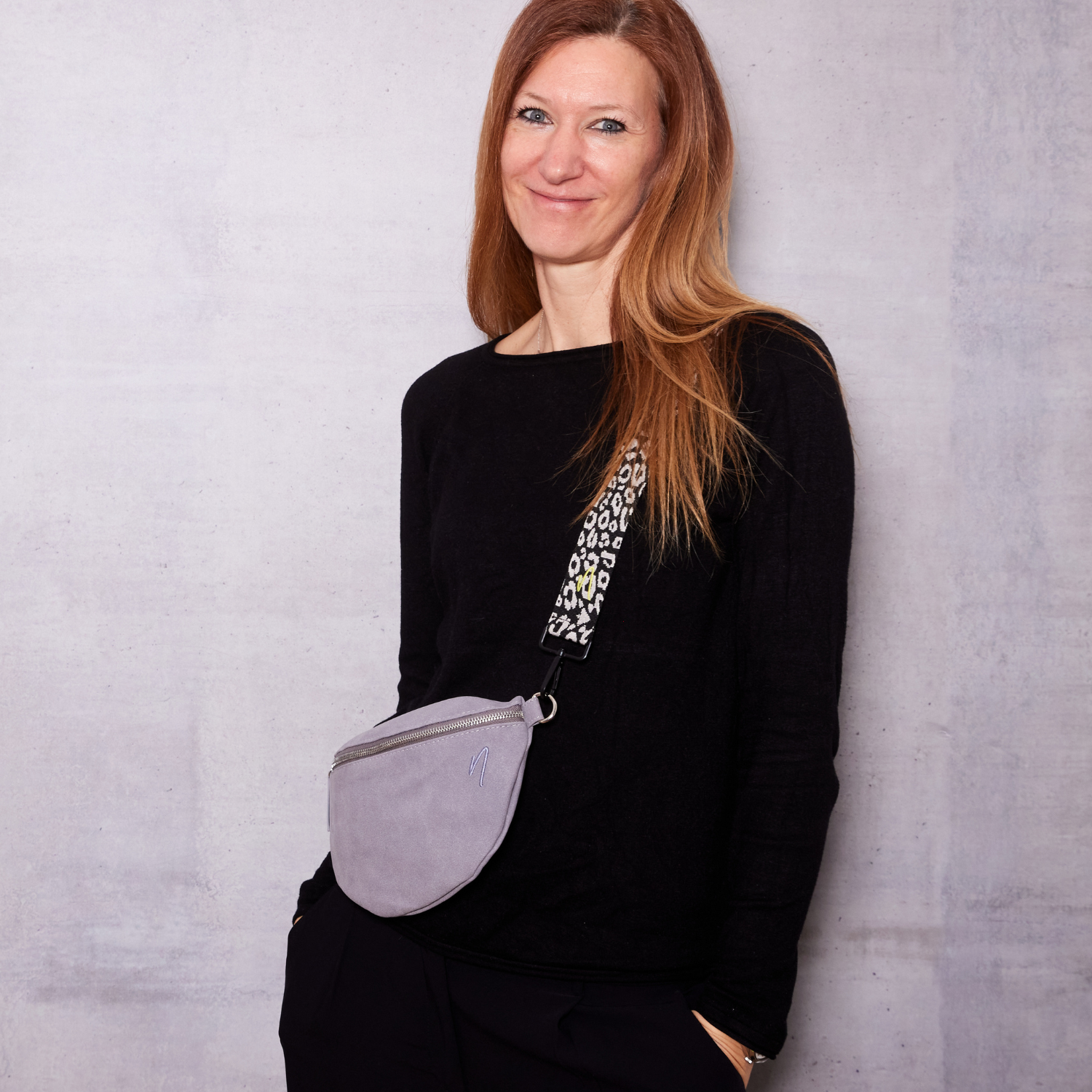 Tasche Crossbody Bag mit wechselbarem Taschengurt Moondust vegan