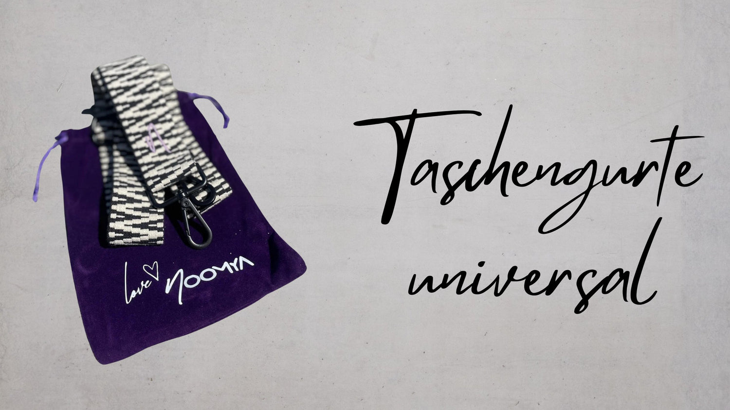 NOOMYA Taschengurte machen Deine Tasche individuell und stylisch