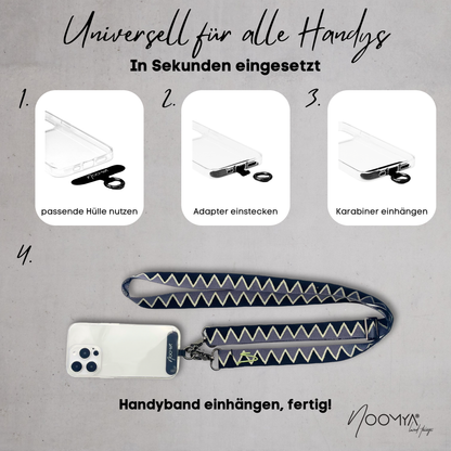 Handyband Moon Safari universell für alle Smartphone Modelle, einfach eingehängt