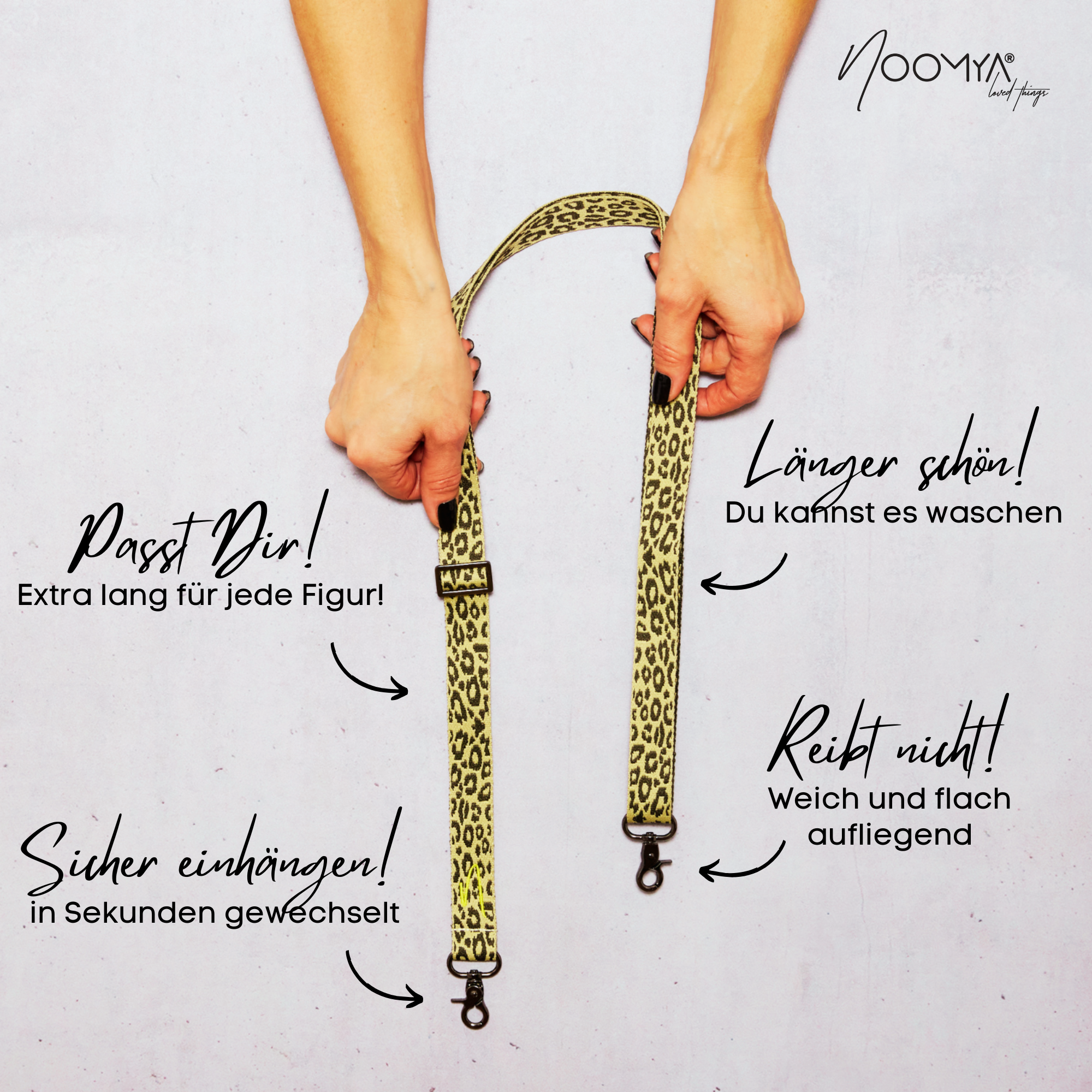 Wide woven phone strap to change - Midnight Star