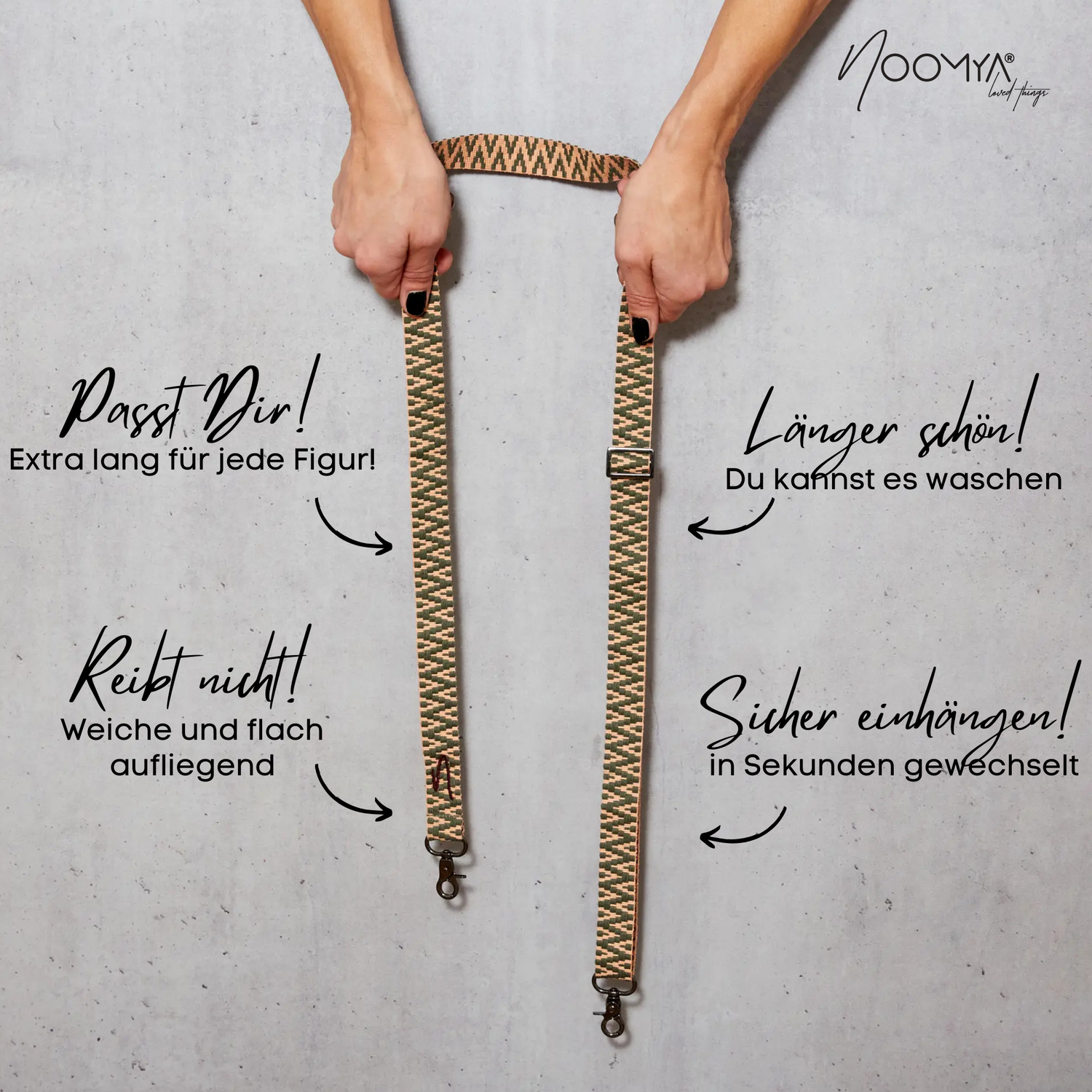 Breites Handyband | universal für alle Handymodelle inkl Adapter | Dein stylisher Begleiter | Thyme to Shine