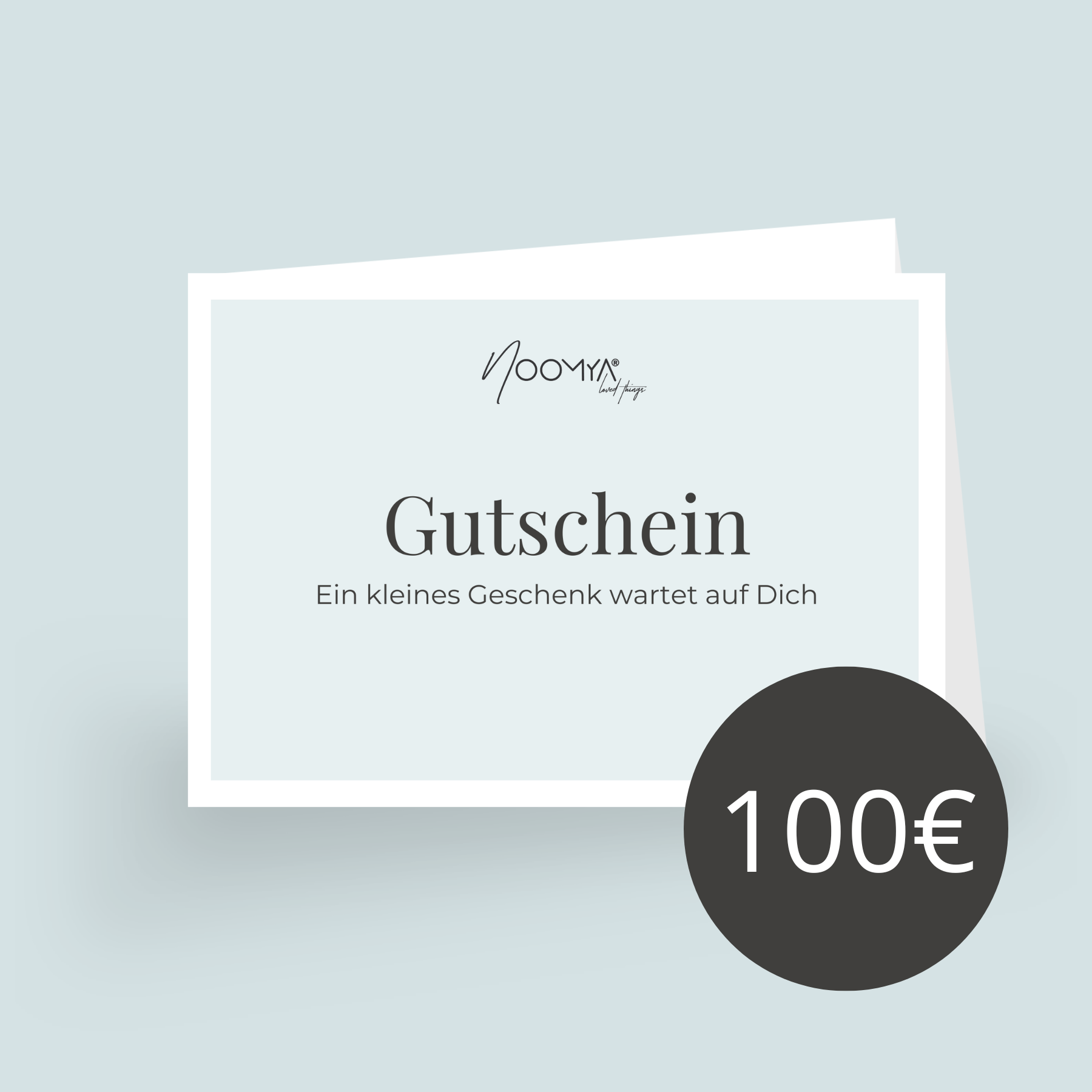NOOMYA Geschenk- Gutschein zum Ausdrucken