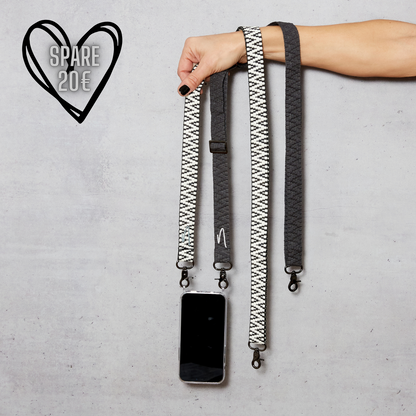 Style Bundle zum Wechseln aus 2 Handybändern + Handyhülle | MIDNIGHT STAR &amp; PHANTOM GREY