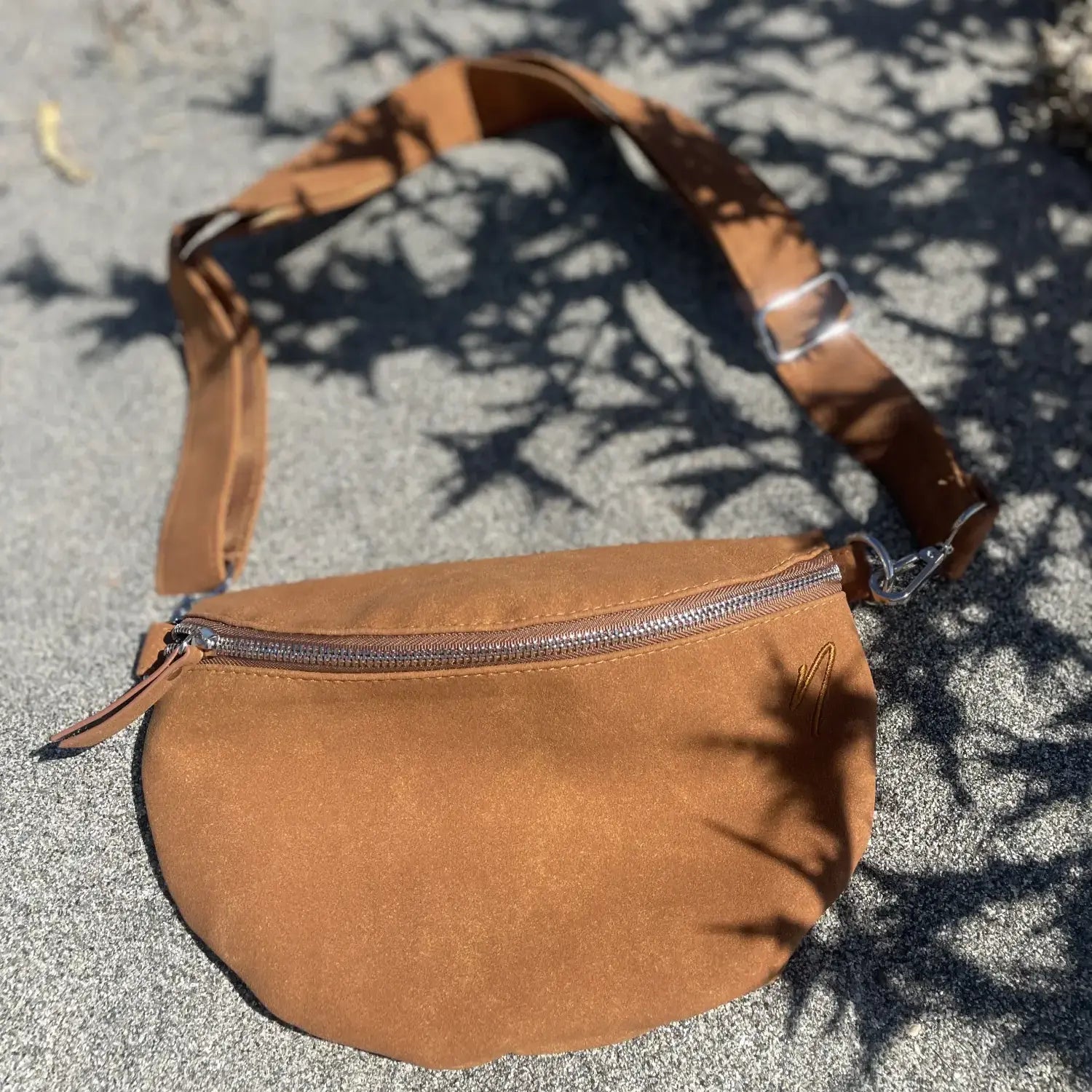 Crossbody Tasche vegan - Cognac