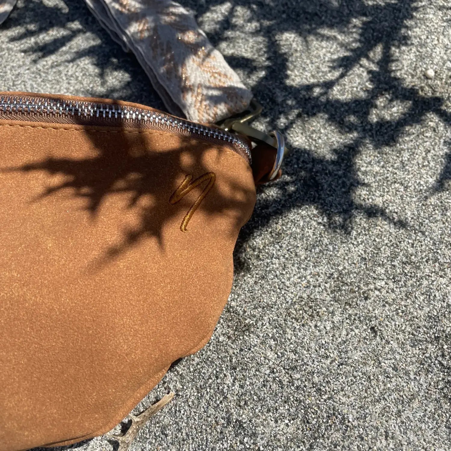 Crossbody Tasche vegan - Cognac