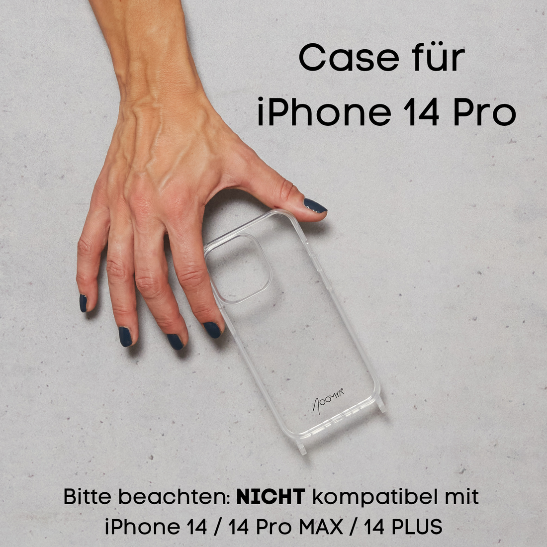 Handyhülle mit Ösen für Handyketten - iPhone 14 Pro