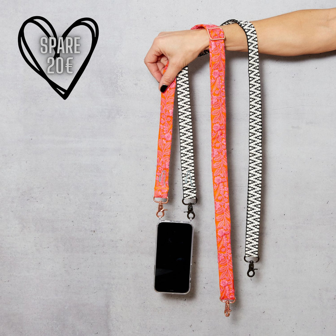 Style Bundle zum Wechseln aus 2 Handybänder + Handyhülle | Midnight Star & PINK POPSICLE