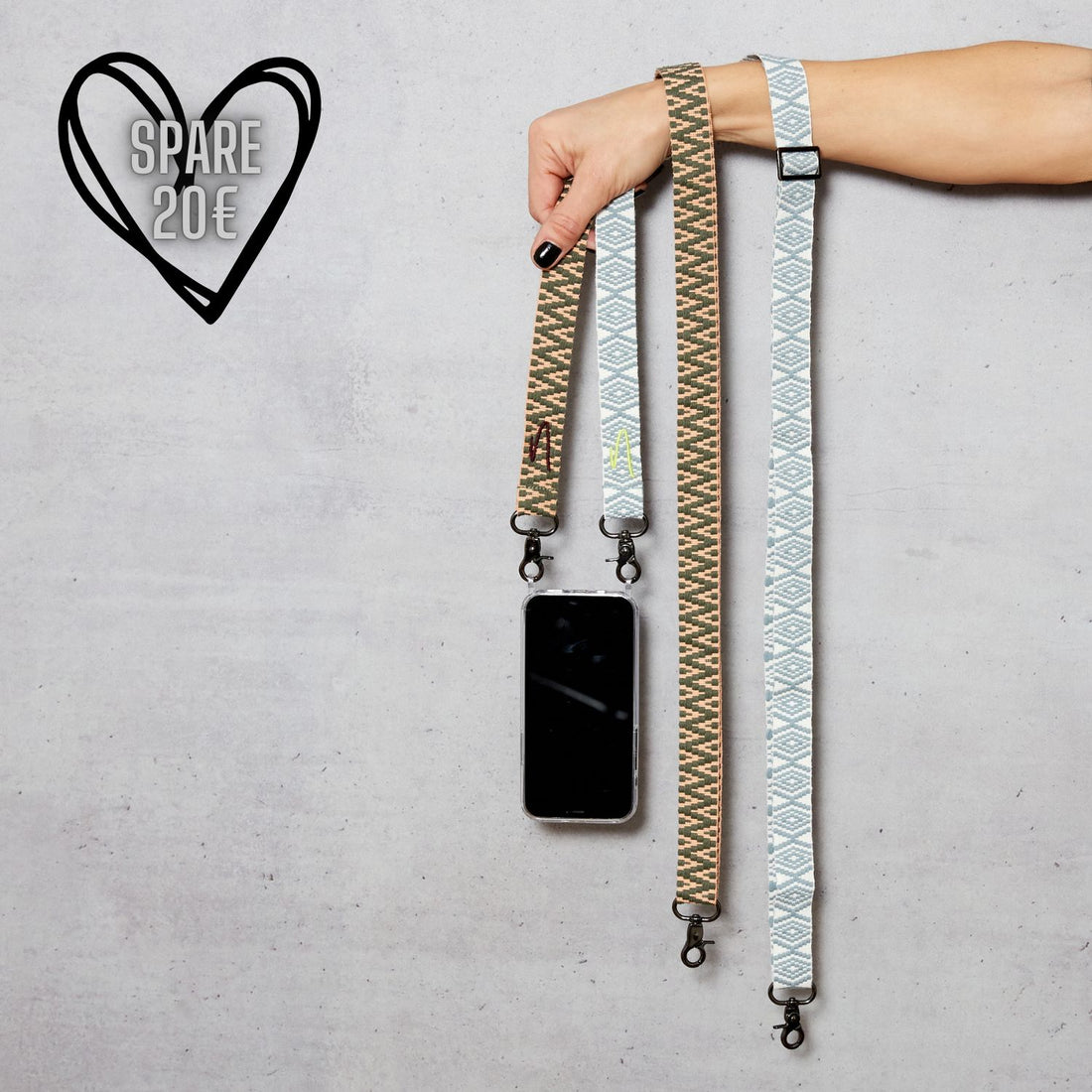 Style Bundle zum Wechseln aus 2 Handybänder + Handyhülle | Thyme to Shine & Sea Salt