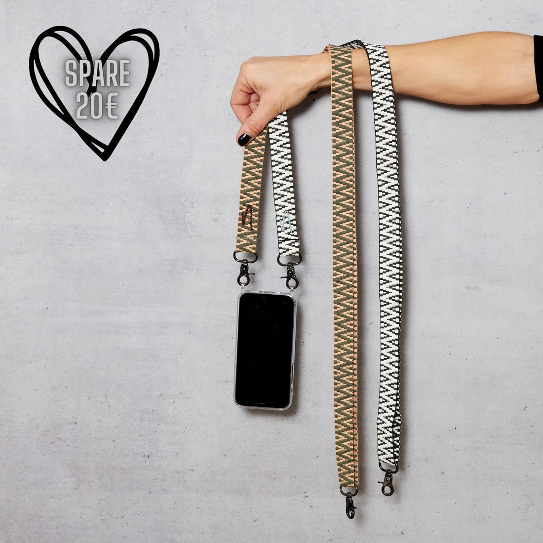 Style Bundle zum Wechseln aus 2 Handybänder + Handyhülle | Midnight Star & Thyme to Shine