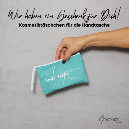 NOOMYA Handyband breit zum umhängen universal mit Kosmetiktäschchen als Geschenk