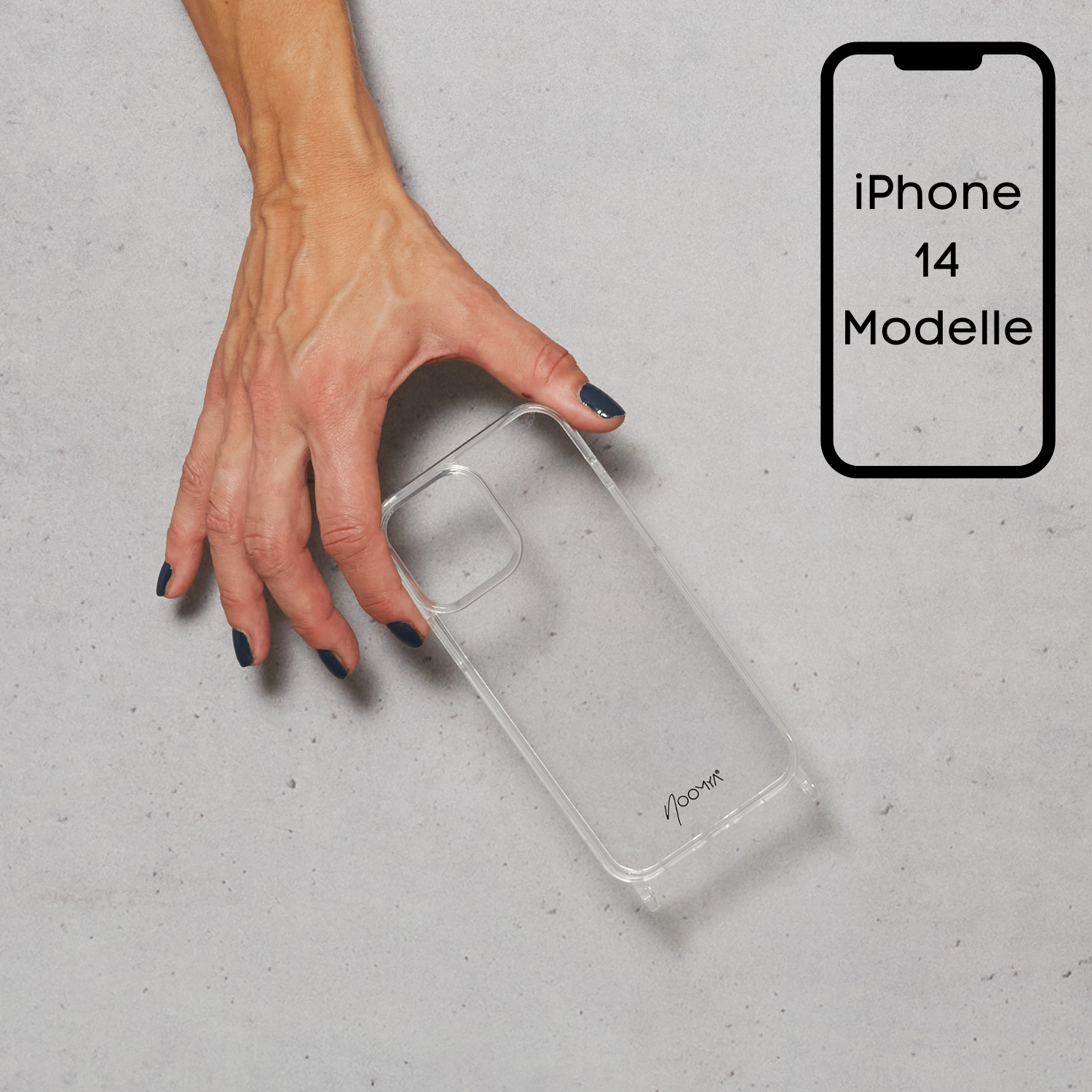 Handyhülle mit Ösen für Handyketten - iPhone 14er Modelle
