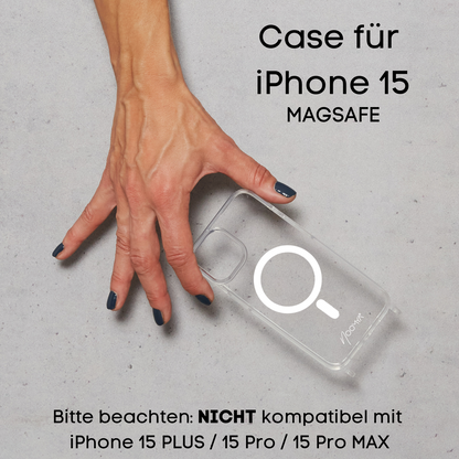 Handyhülle für iPhone Modelle mit Ösen für Handyketten &amp; Handybänder | transparent