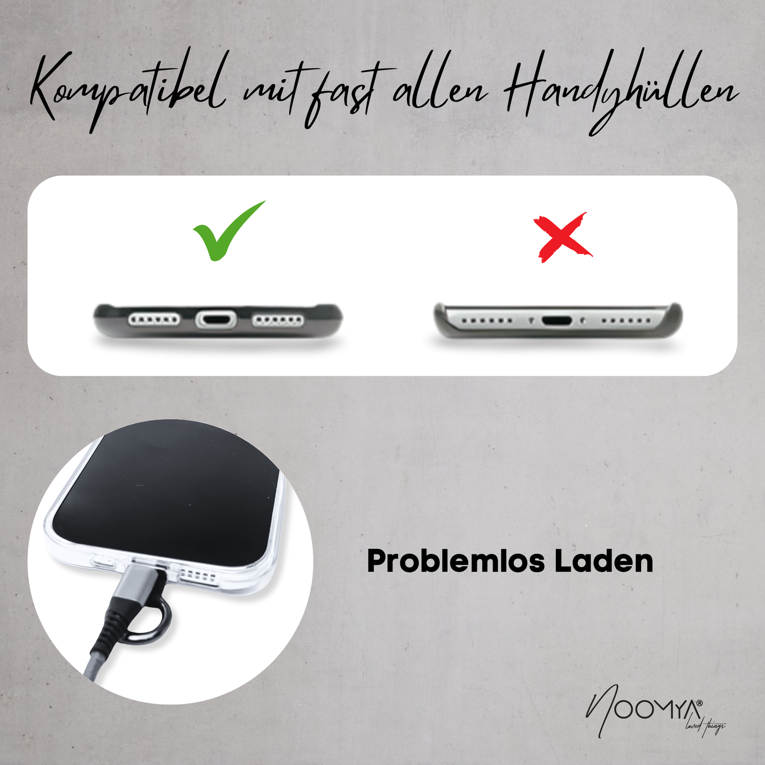 Breites Handyband | universal für alle Handymodelle inkl Adapter | Dein stylisher Begleiter | Thyme to Shine