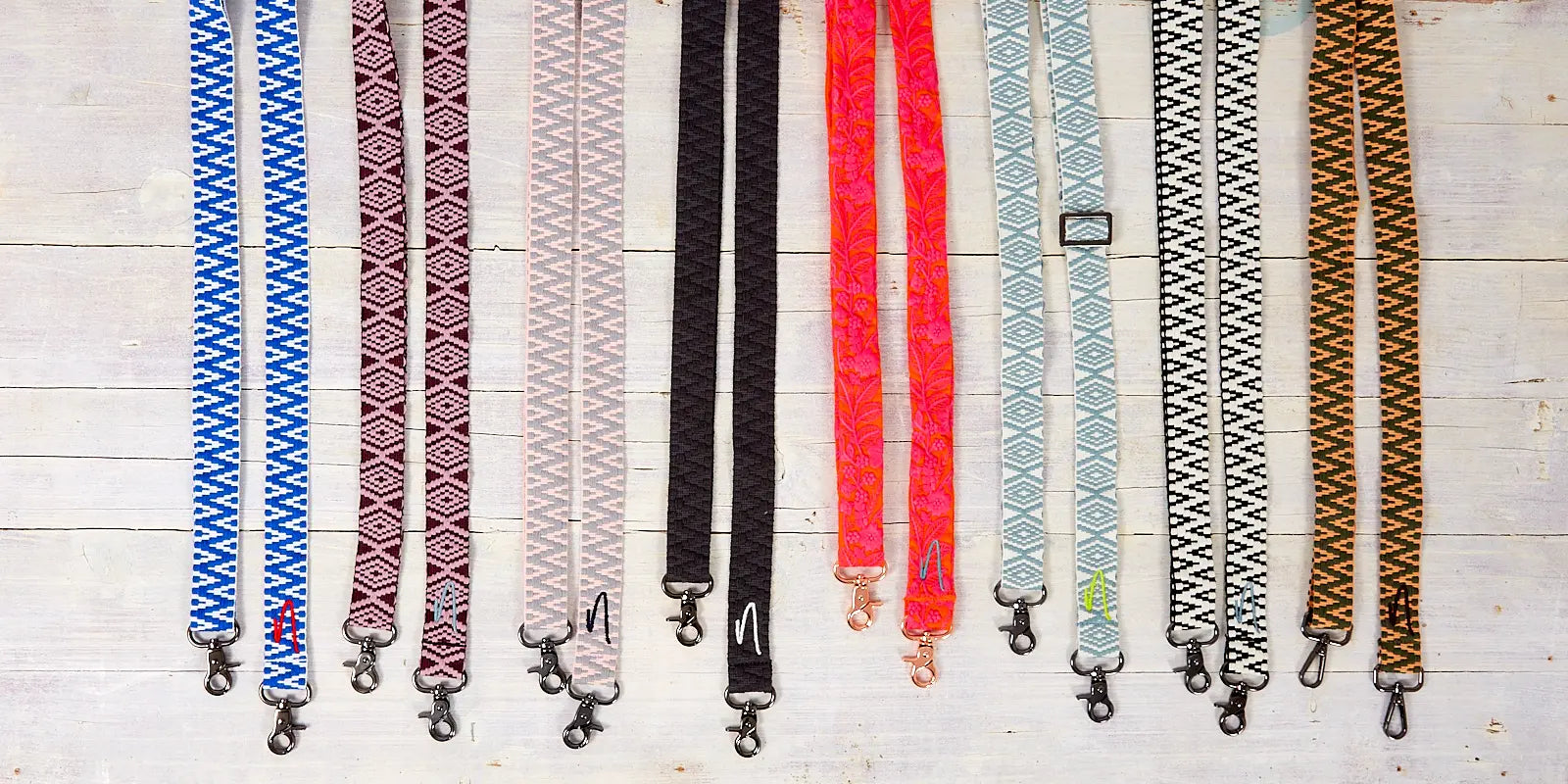 Wide woven phone strap - Sweet Grey LIMITED EDITION
