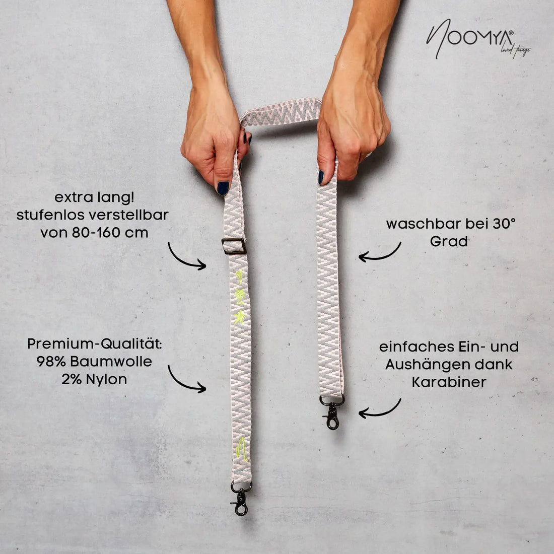 Breites Handyband universell zum Wechseln - Sweet Grey LIMITED EDITION