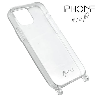 NOOMYA® Smart Strap sind die trendigen breiten Handyketten aus gewebten Baumwollbändern mit passender hochwertiger iPhone Handyhülle für die Modelle iPhone 12 / 12 Pro. Die glasklaren Handy Cases sind aus einem Gruß und kommen ohne Metallringe aus, um Kratzer zu verhindern. Ecken-Airbags schützen das Smartphone bei Stürzen und die Raised-Lip bietet Rundumschutz für Display und Kamera