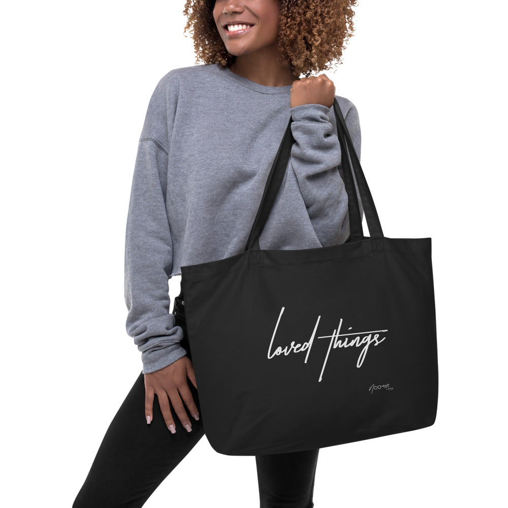 Loved Things - Large organic canvas shopper