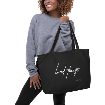 Loved Things - Large organic canvas shopper